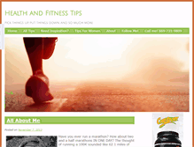 Tablet Screenshot of healthandfitnesstips.us